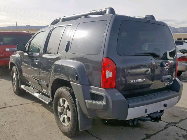 5N1AN0NW1DN824404 - 2013 NISSAN XTERRA X GRAY photo 3