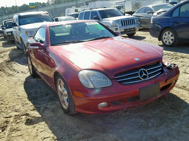 WDBKK65F51F222257 - 2001 MERCEDES-BENZ SLK 320 BURGUNDY photo 1