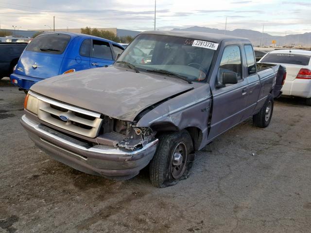 1FTCR14X5TPA10731 - 1996 FORD RANGER SUP GRAY photo 2