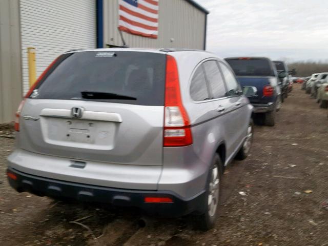 JHLRE48789C021579 - 2009 HONDA CR-V EXL SILVER photo 4