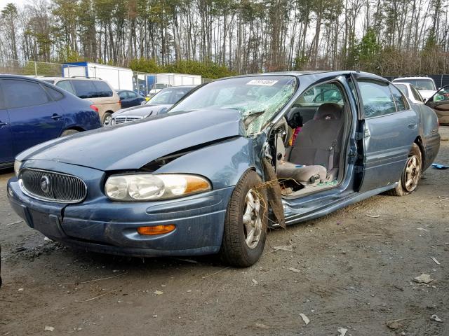 1G4HP54K314289808 - 2001 BUICK LESABRE CU BLUE photo 2