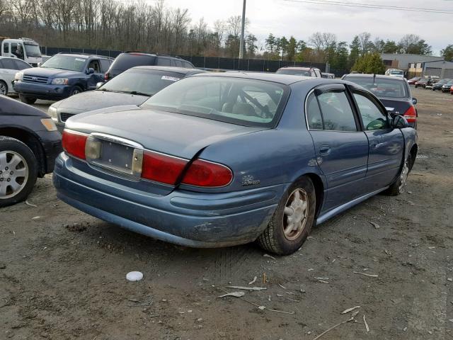 1G4HP54K314289808 - 2001 BUICK LESABRE CU BLUE photo 4