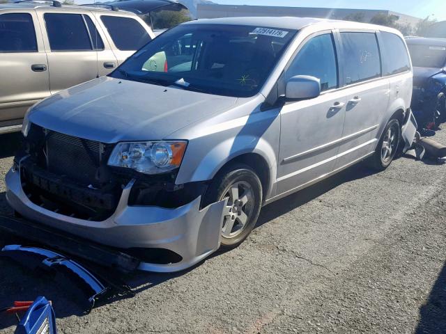 2C4RDGCG4CR204520 - 2012 DODGE GRAND CARA 银色 照片 2