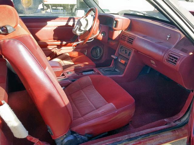 1FACP44M0NF112675 - 1992 FORD MUSTANG LX RED photo 5