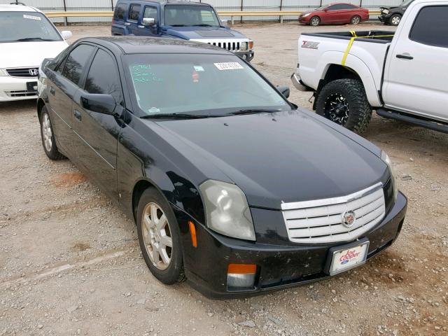 1G6DM57T170170061 - 2007 CADILLAC CTS BLACK photo 1