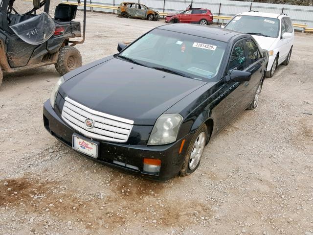 1G6DM57T170170061 - 2007 CADILLAC CTS BLACK photo 2