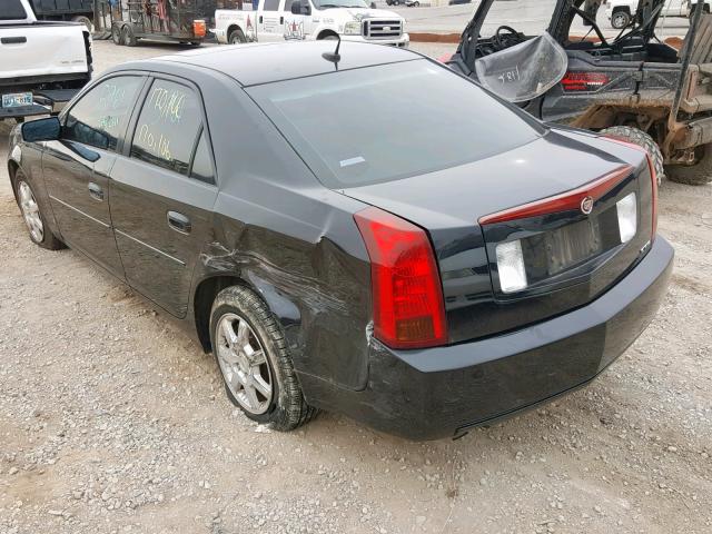 1G6DM57T170170061 - 2007 CADILLAC CTS BLACK photo 3