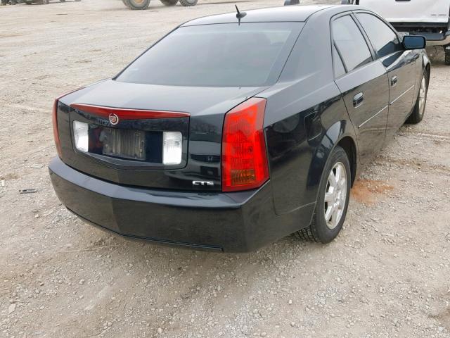 1G6DM57T170170061 - 2007 CADILLAC CTS BLACK photo 4