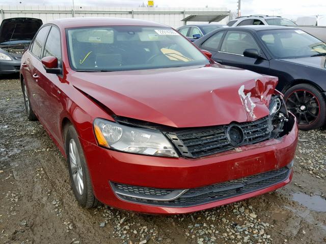 1VWAT7A31FC081057 - 2015 VOLKSWAGEN PASSAT S BURGUNDY photo 1