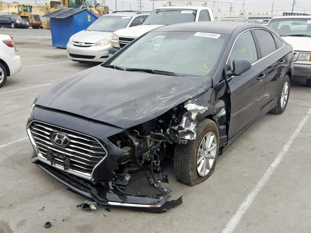 5NPE24AF2JH607676 - 2018 HYUNDAI SONATA SE BLACK photo 2