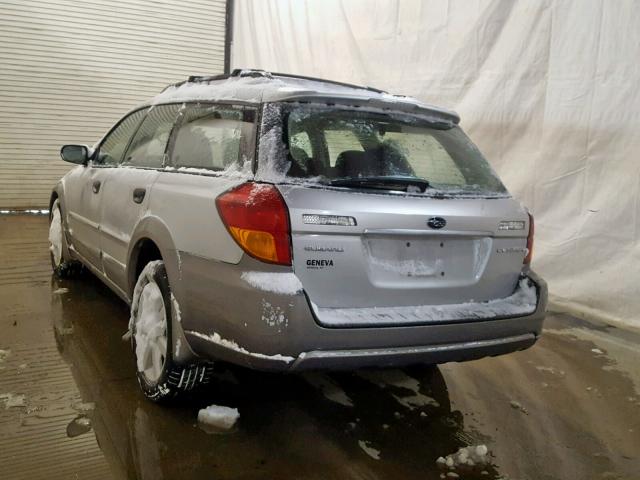 4S4BP61C067302819 - 2006 SUBARU LEGACY OUT SILVER photo 3