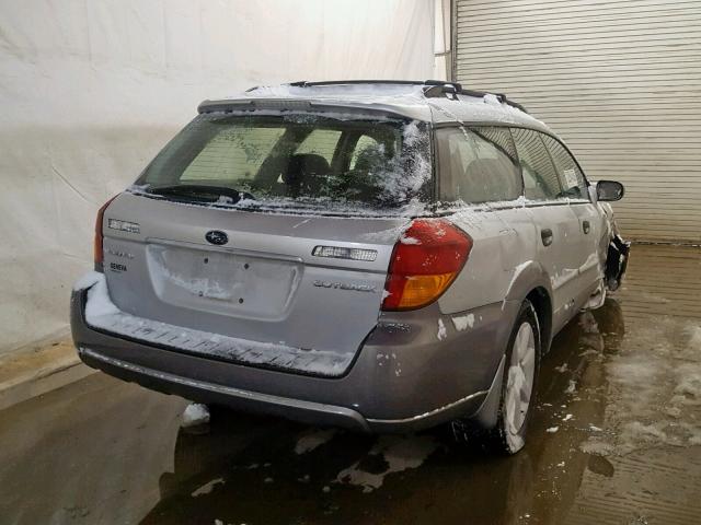 4S4BP61C067302819 - 2006 SUBARU LEGACY OUT SILVER photo 4