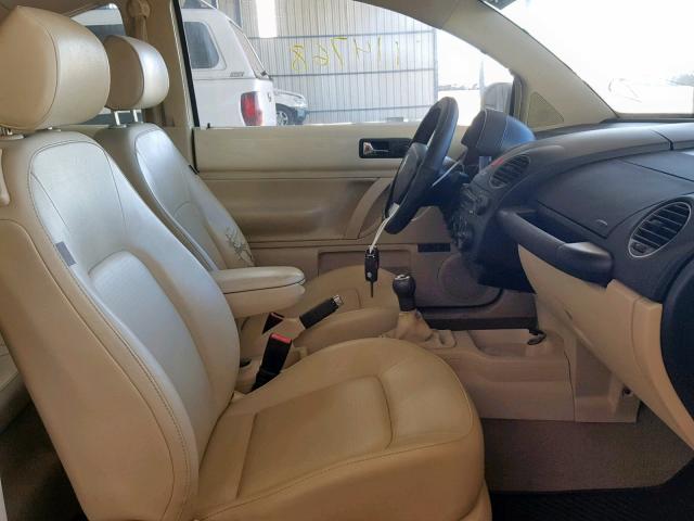 3VWEW31C07M517513 - 2007 VOLKSWAGEN NEW BEETLE Creme Foto 5