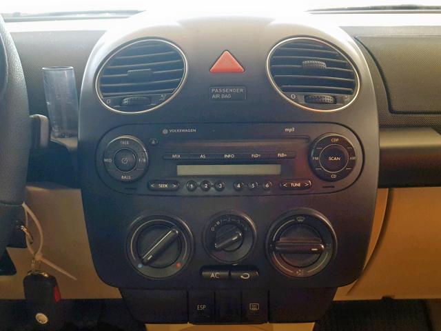 3VWEW31C07M517513 - 2007 VOLKSWAGEN NEW BEETLE Creme Foto 9