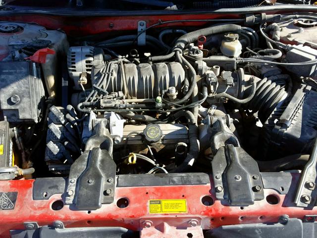 1G2WP52K2YF185005 - 2000 PONTIAC GRAND PRIX წითელი ფოტო 7