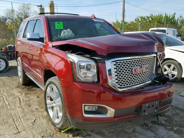 1GKS1CKJ4HR142568 - 2017 GMC YUKON DENA MAROON photo 1