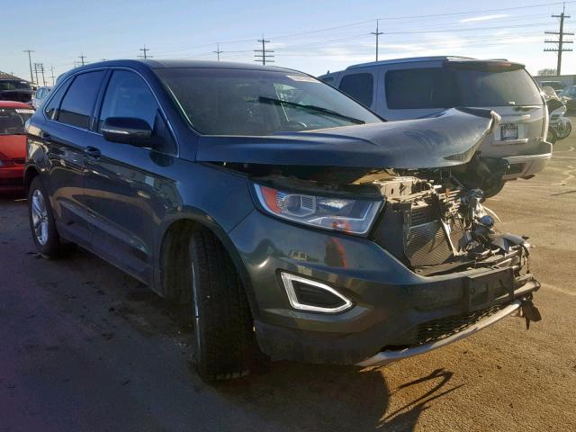 2FMTK4J85FBB95910 - 2015 FORD EDGE SEL CHARCOAL photo 1