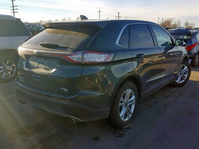 2FMTK4J85FBB95910 - 2015 FORD EDGE SEL CHARCOAL photo 4