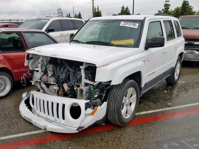 1C4NJPBAXFD209054 - 2015 JEEP PATRIOT SP WHITE photo 2