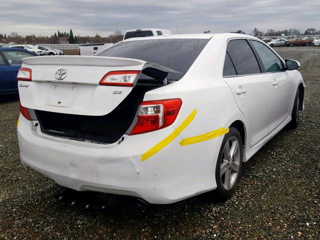 4T1BF1FKXCU561272 - 2012 TOYOTA CAMRY BASE WHITE photo 4