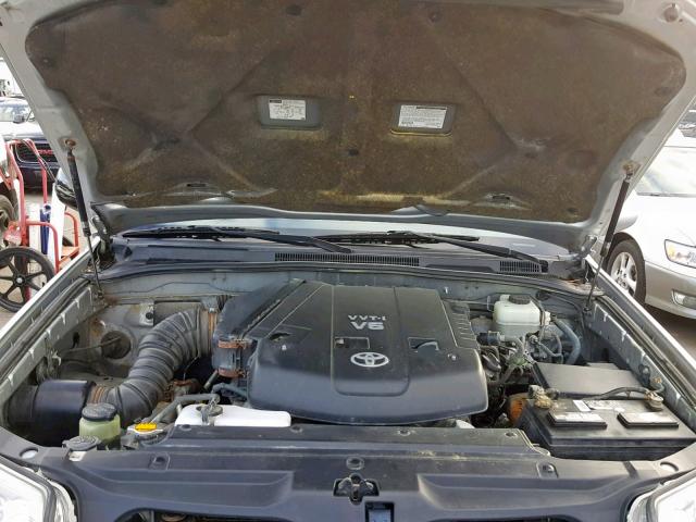 JTEBU17R658040384 - 2005 TOYOTA 4RUNNER LI GRAY photo 7