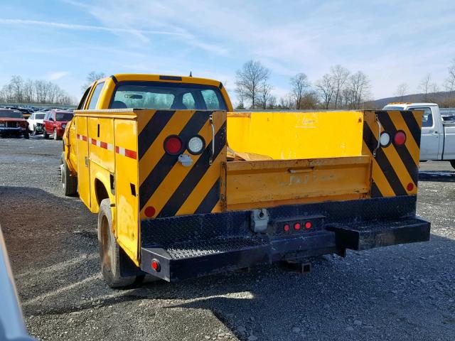 1FDAW56R88EE10058 - 2008 FORD F550 SUPER YELLOW photo 3