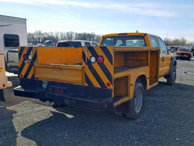 1FDAW56R88EE10058 - 2008 FORD F550 SUPER YELLOW photo 4