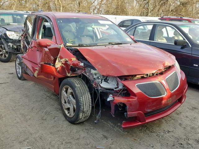 5Y2SM65806Z437175 - 2006 PONTIAC VIBE MAROON photo 1