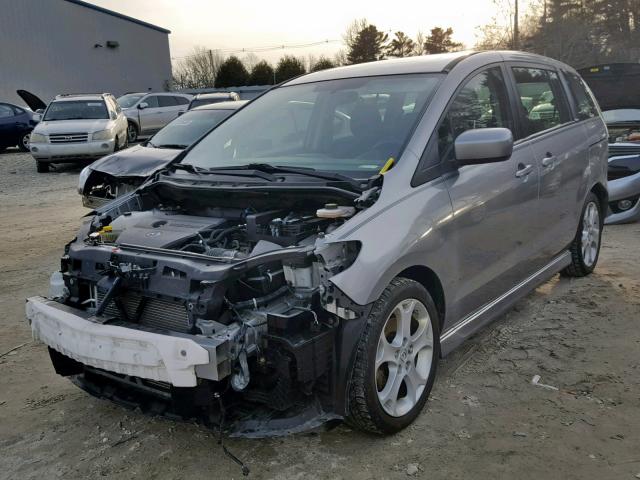 JM1CR2WLXA0382829 - 2010 MAZDA 5 SILVER photo 2