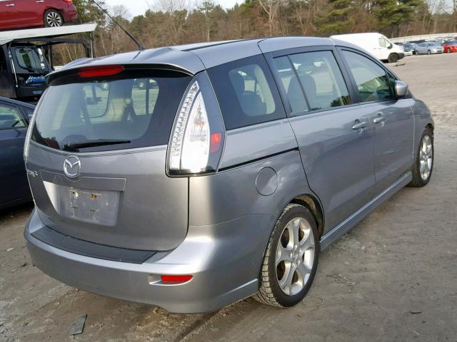 JM1CR2WLXA0382829 - 2010 MAZDA 5 SILVER photo 4