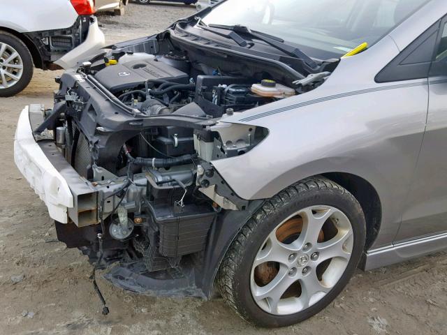 JM1CR2WLXA0382829 - 2010 MAZDA 5 SILVER photo 9