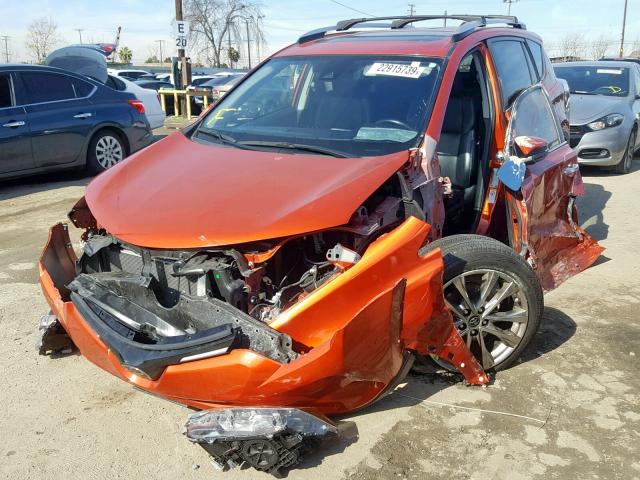 JTMYFREV8GJ085524 - 2016 TOYOTA RAV4 LIMIT ORANGE photo 2