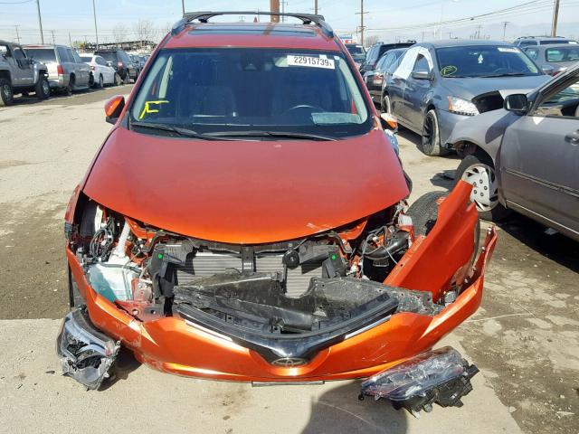 JTMYFREV8GJ085524 - 2016 TOYOTA RAV4 LIMIT ORANGE photo 9