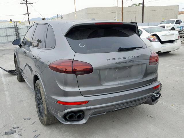 WP1AD2A23GLA71950 - 2016 PORSCHE CAYENNE GT GRAY photo 3