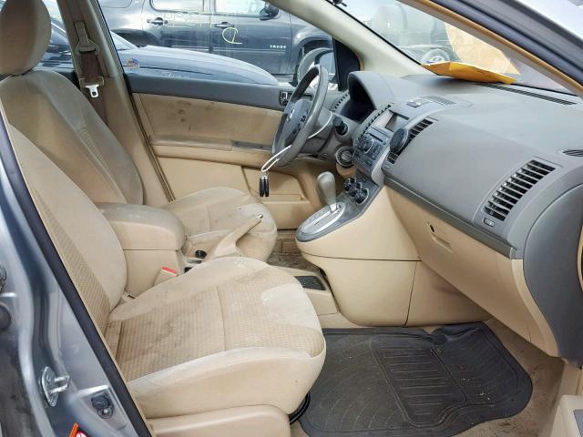 3N1AB61E47L629627 - 2007 NISSAN SENTRA 2.0 GRAY photo 5