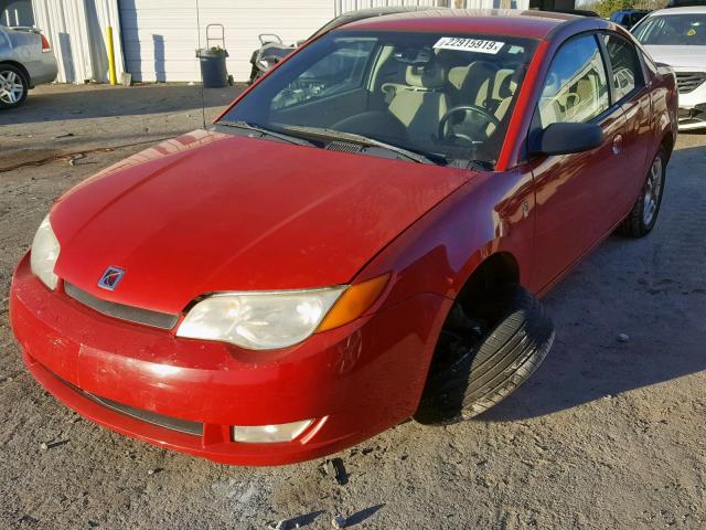 1G8AW12F34Z201378 - 2004 SATURN ION LEVEL RED photo 2