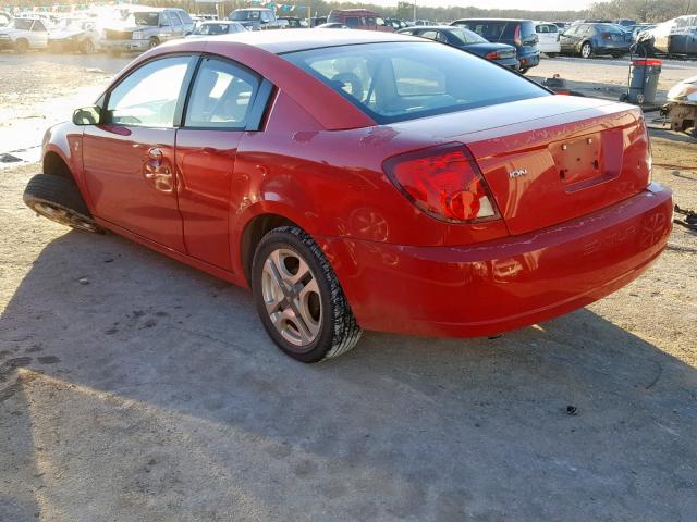 1G8AW12F34Z201378 - 2004 SATURN ION LEVEL RED photo 3