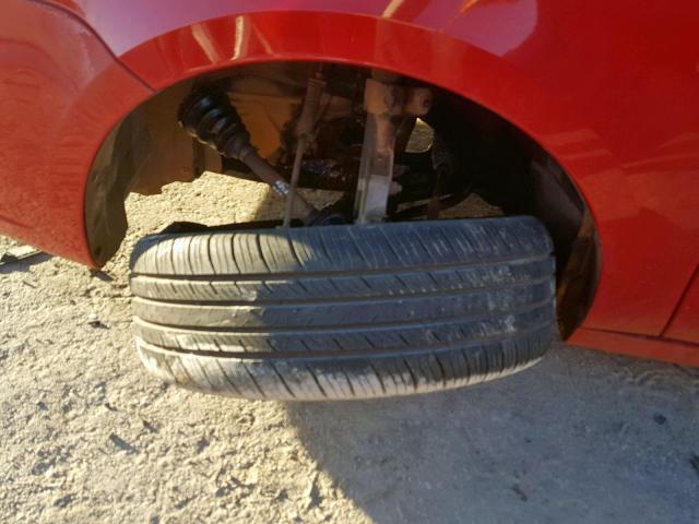 1G8AW12F34Z201378 - 2004 SATURN ION LEVEL RED photo 9