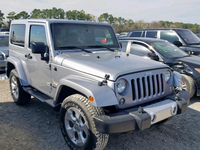 1C4AJWBG0FL725765 - 2015 JEEP WRANGLER S SILVER photo 1