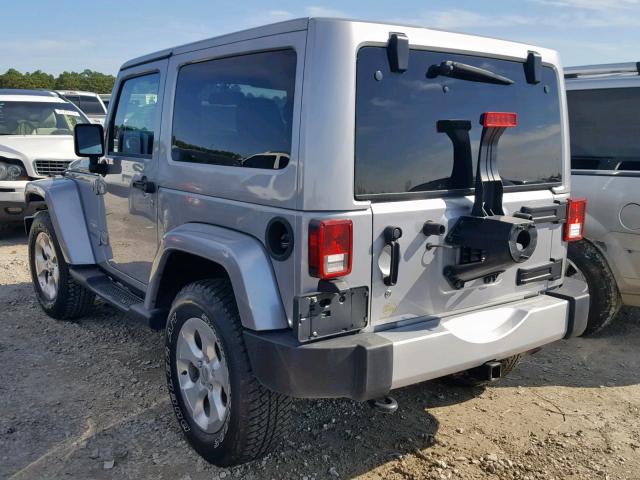 1C4AJWBG0FL725765 - 2015 JEEP WRANGLER S SILVER photo 3