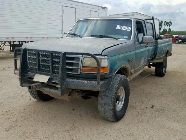 1FTJW36F1TEA03934 - 1996 FORD F350 TWO TONE photo 2