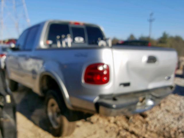 1FTRW08L91KE63796 - 2001 FORD F150 SUPER SILVER photo 3