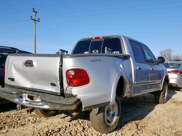 1FTRW08L91KE63796 - 2001 FORD F150 SUPER SILVER photo 4