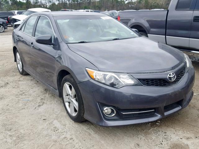 4T1BF1FKXDU652222 - 2013 TOYOTA CAMRY L GRAY photo 1