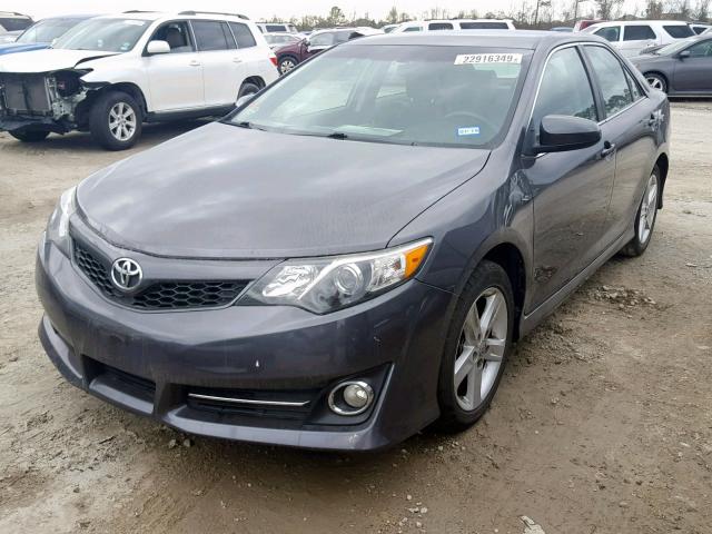 4T1BF1FKXDU652222 - 2013 TOYOTA CAMRY L GRAY photo 2