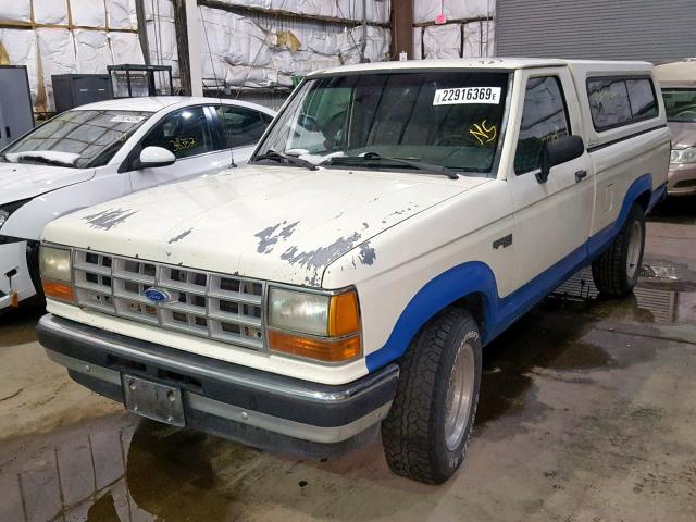 1FTCR10A9KUA38615 - 1989 FORD RANGER TWO TONE photo 2