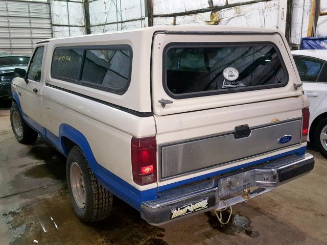 1FTCR10A9KUA38615 - 1989 FORD RANGER TWO TONE photo 3