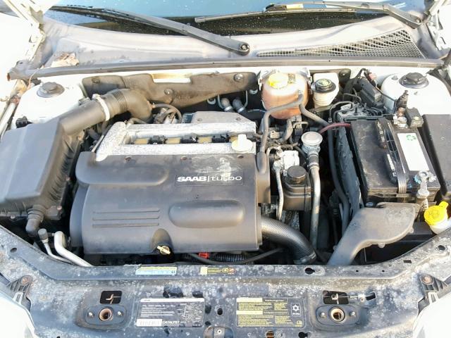 YS3FB45S831035415 - 2003 SAAB 9-3 LINEAR WHITE photo 7