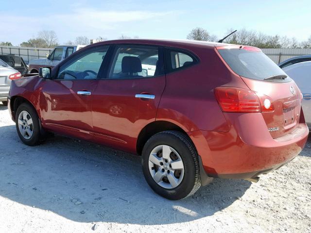 JN8AS5MT3AW001033 - 2010 NISSAN ROGUE S MAROON photo 3