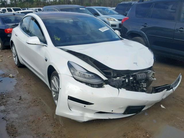 5YJ3E1EA8JF038892 - 2018 TESLA MODEL 3 WHITE photo 1